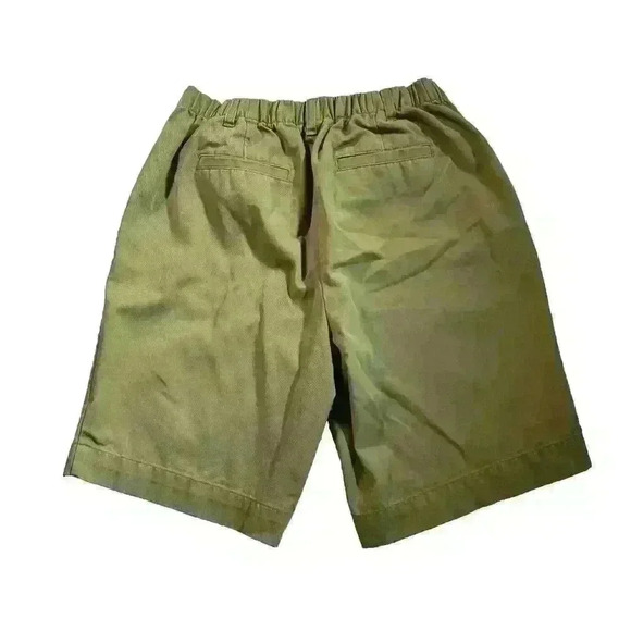 Lands End Shorts Girls Size 10 Plus Beige High Rise Adjustable Waist Cotton Poly - Picture 11 of 11